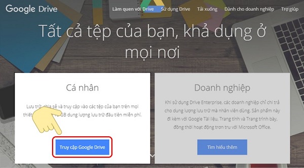 lưu trữ dữ liệu trên google drive 9