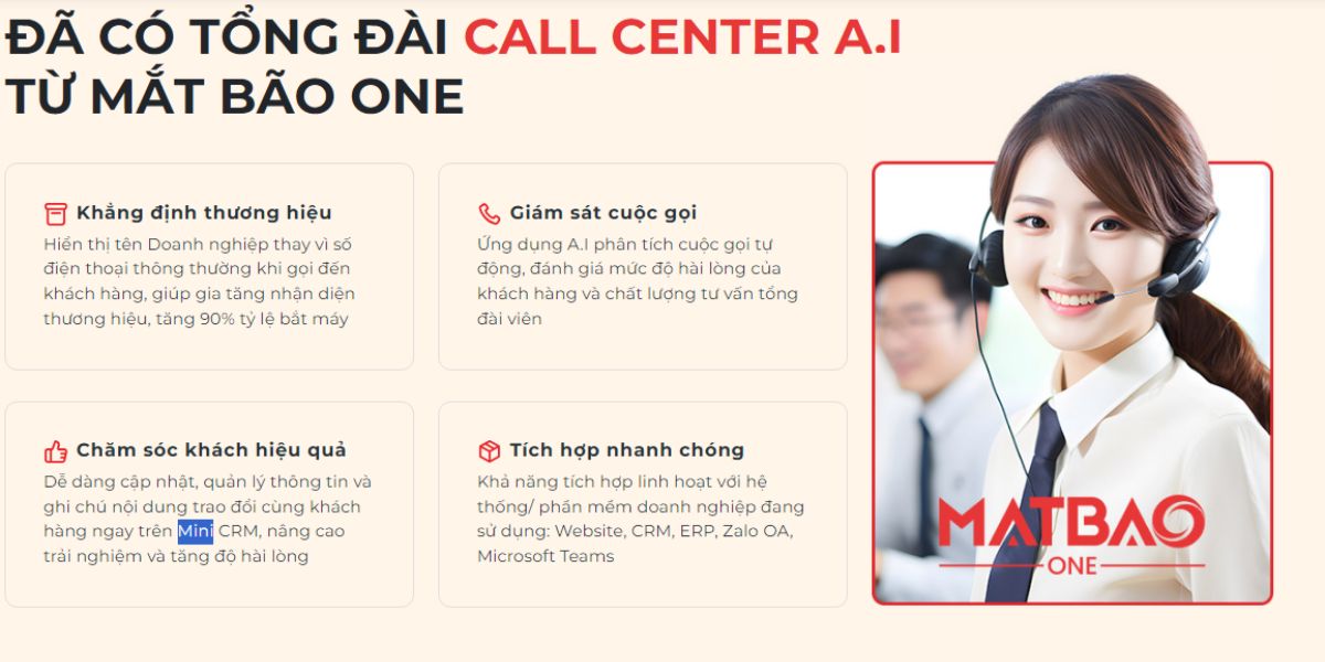 Call Center AI tích hợp Zalo OA tối ưu chi phí cho doanh nghiệp